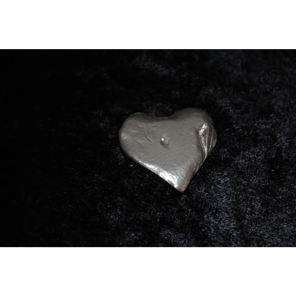 1 Troy Oz. MK BarZ "High Shine Heart" Stamped .999 Fine Silver