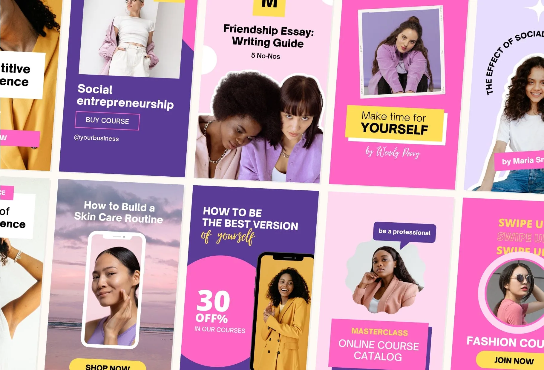10 Sunshine Instagram Reel Covers Canva Templates