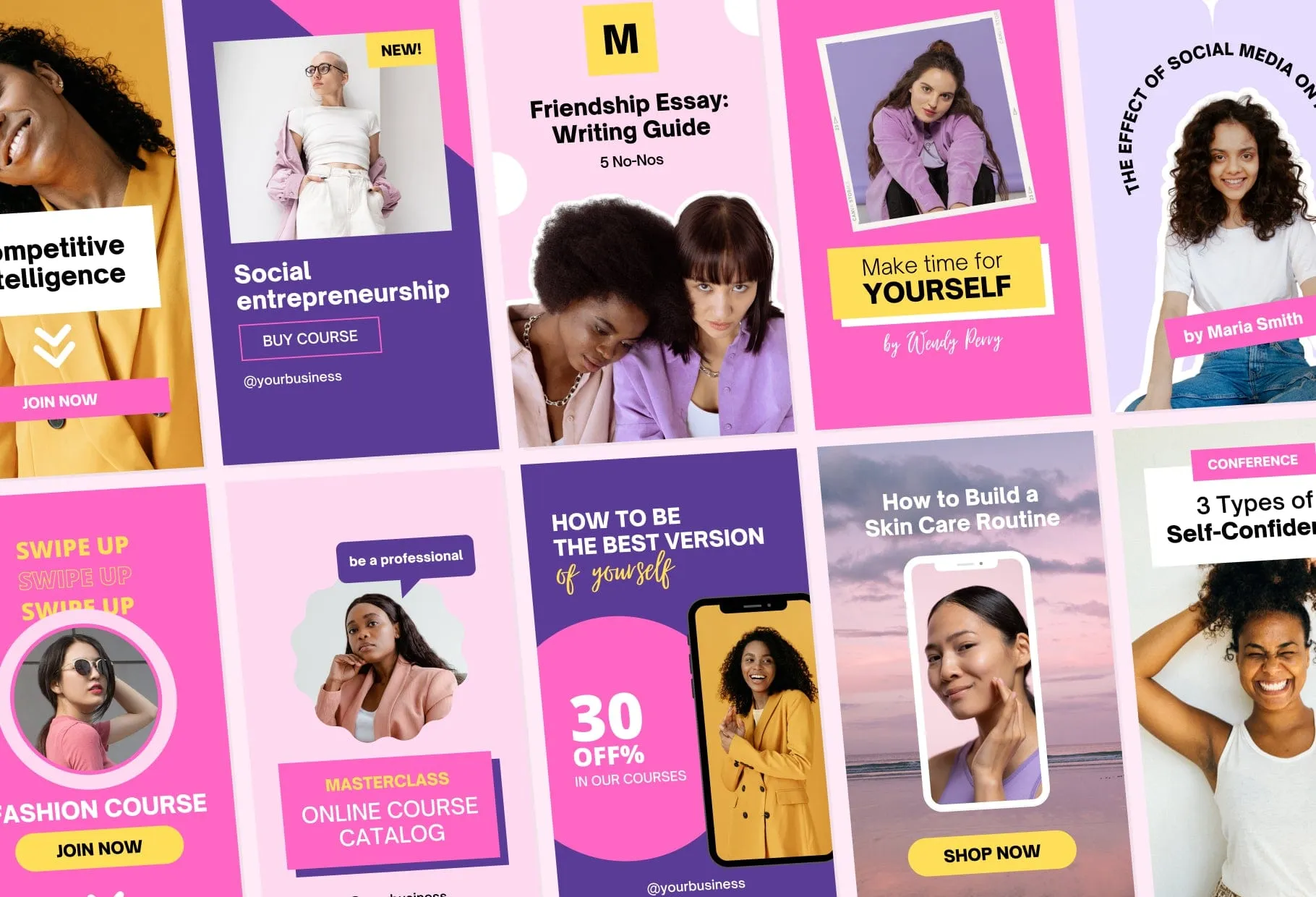 10 Sunshine Instagram Reel Covers Canva Templates