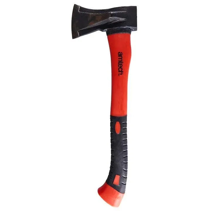 1kg Anti Jam Head Hand Axe Fibreglass Shaft Rubber Grip