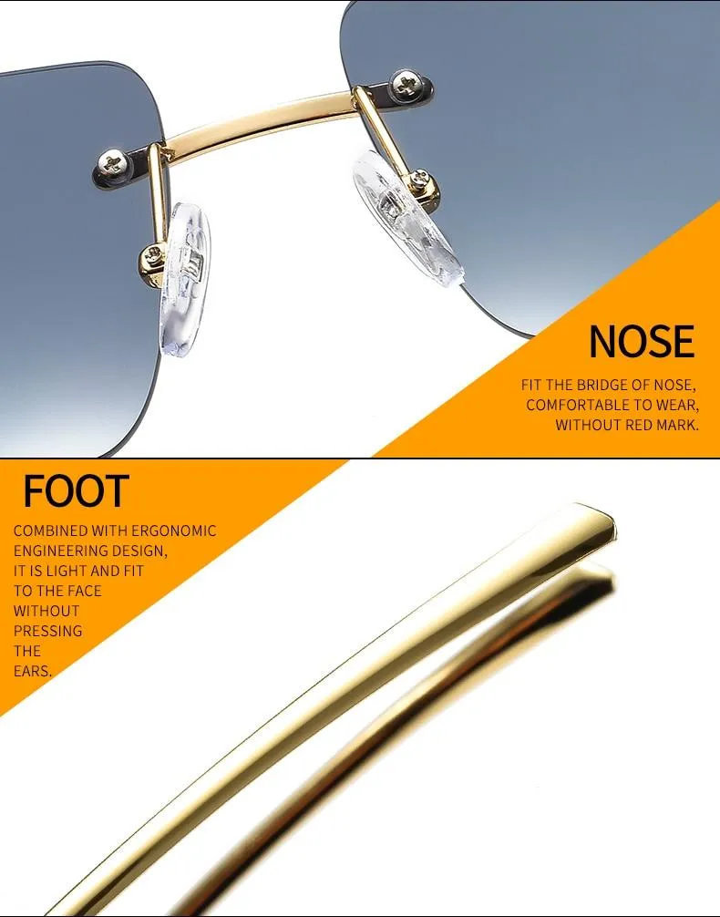 2021 New Arrival Leopard Logo Sunglasses Men Women Fashion Luxury Gradient Lens Alloy Frame Brand Designer Sun Glasses UV400