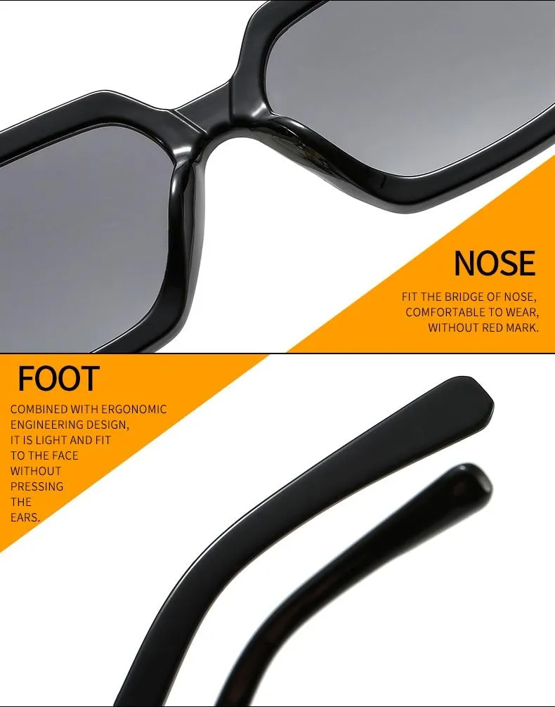 2021 New Fashion Cat Eye Sunglasses Women Men Leopard Black Gradient Lens Metal Luxury Frame Brand Designer Square Sunglasses