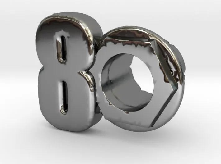 (8) Octagon 3D Eyelet 4/16 Inch Right Hole