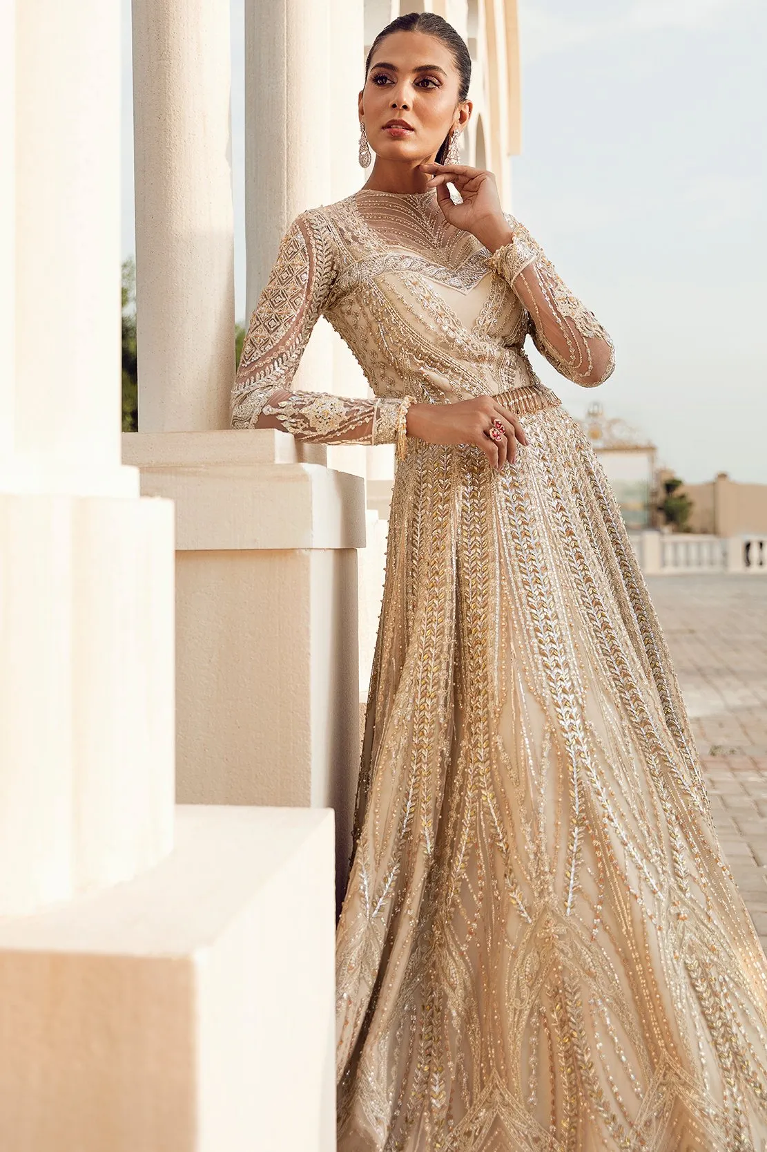 ADARA | Reign Reignaissance Luxury Wedding Collection | Unstitched Embroidered Net Suits with Heavy Handwork