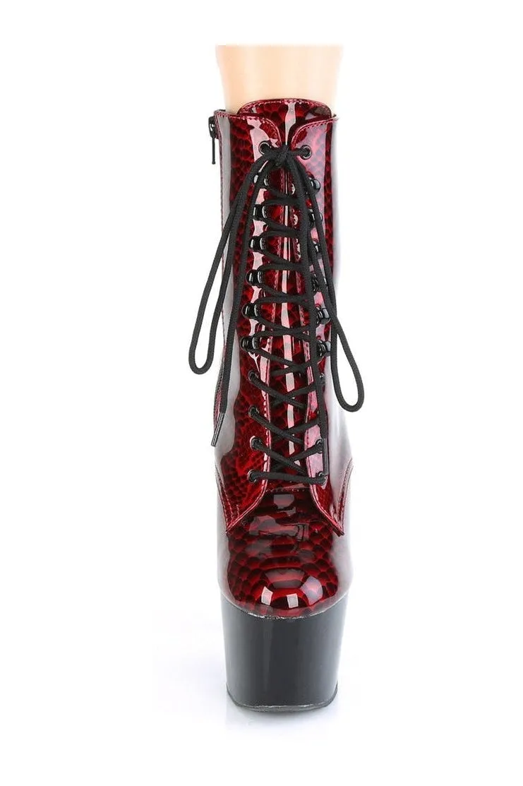 ADORE-1020SP Exotic Boot | Red Patent