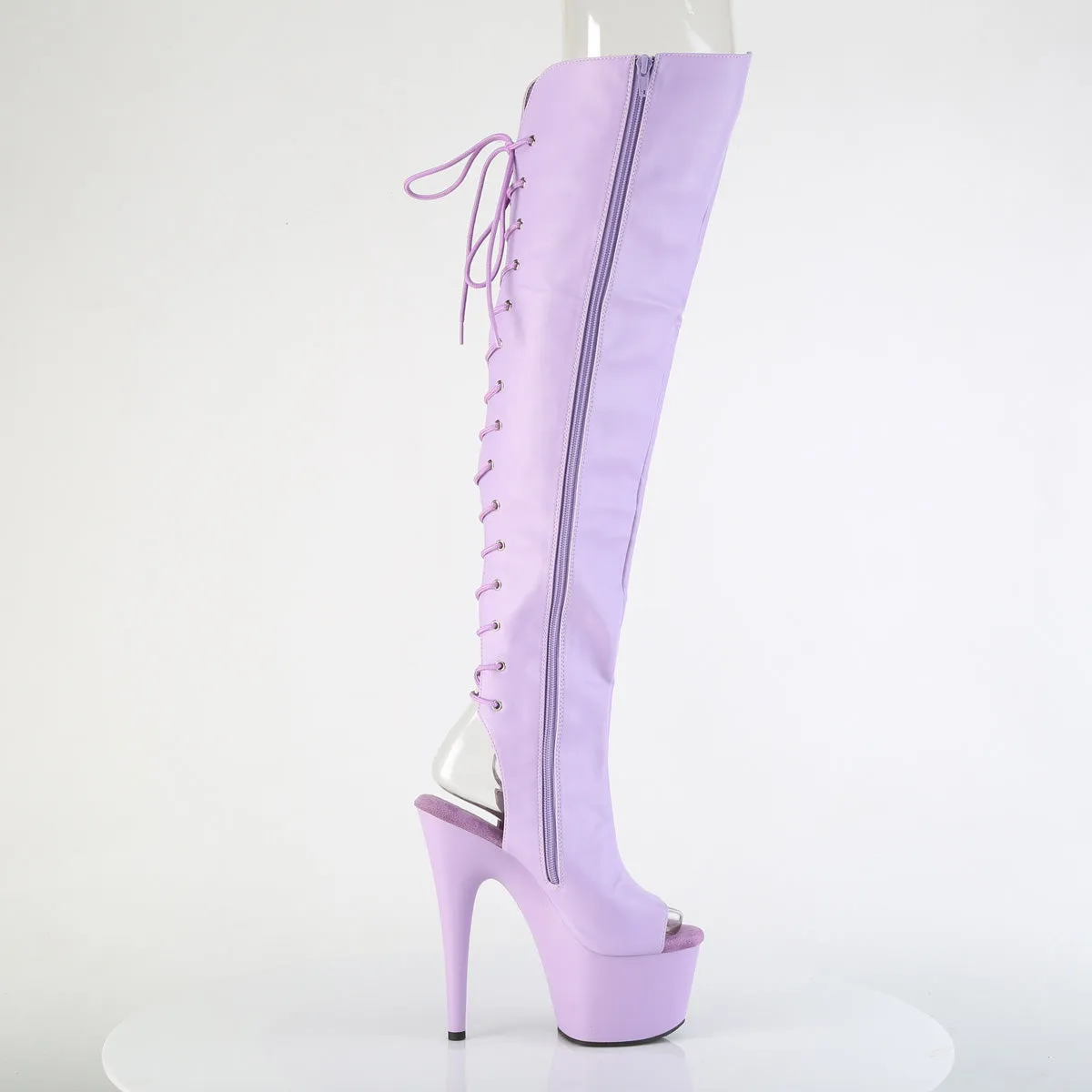 ADORE-3019  Lavender Faux Leather/Lavender Matte