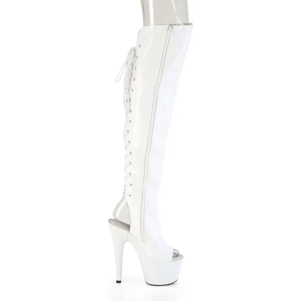 ADORE-3019HWR  White Stretch Holo/White Holo