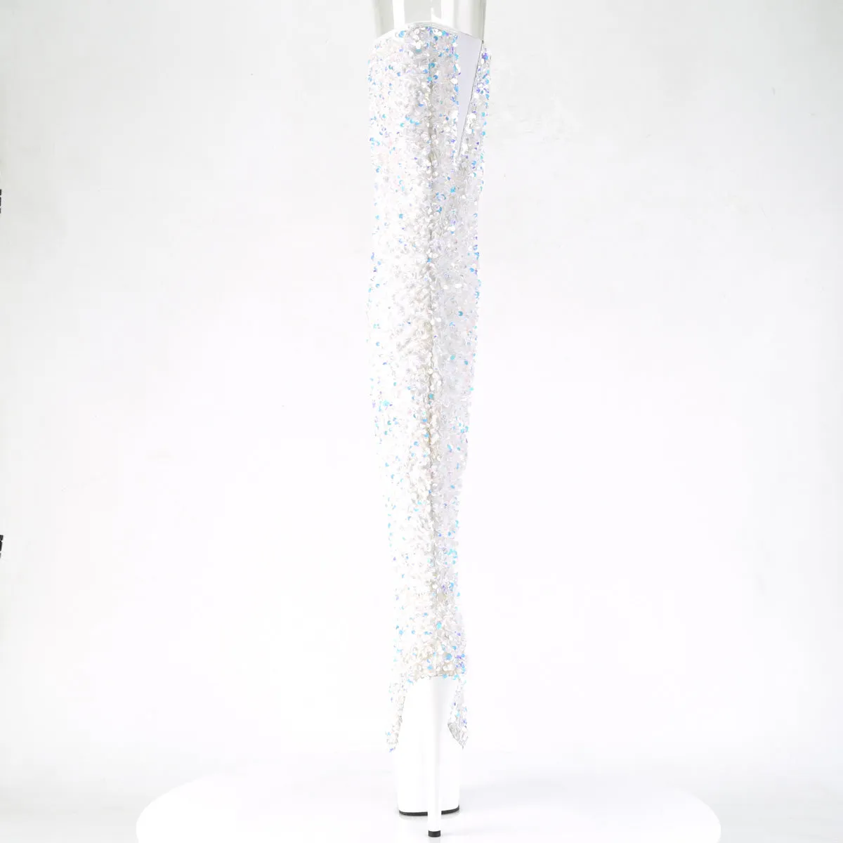 ADORE-3020  White Multi Sequins/White