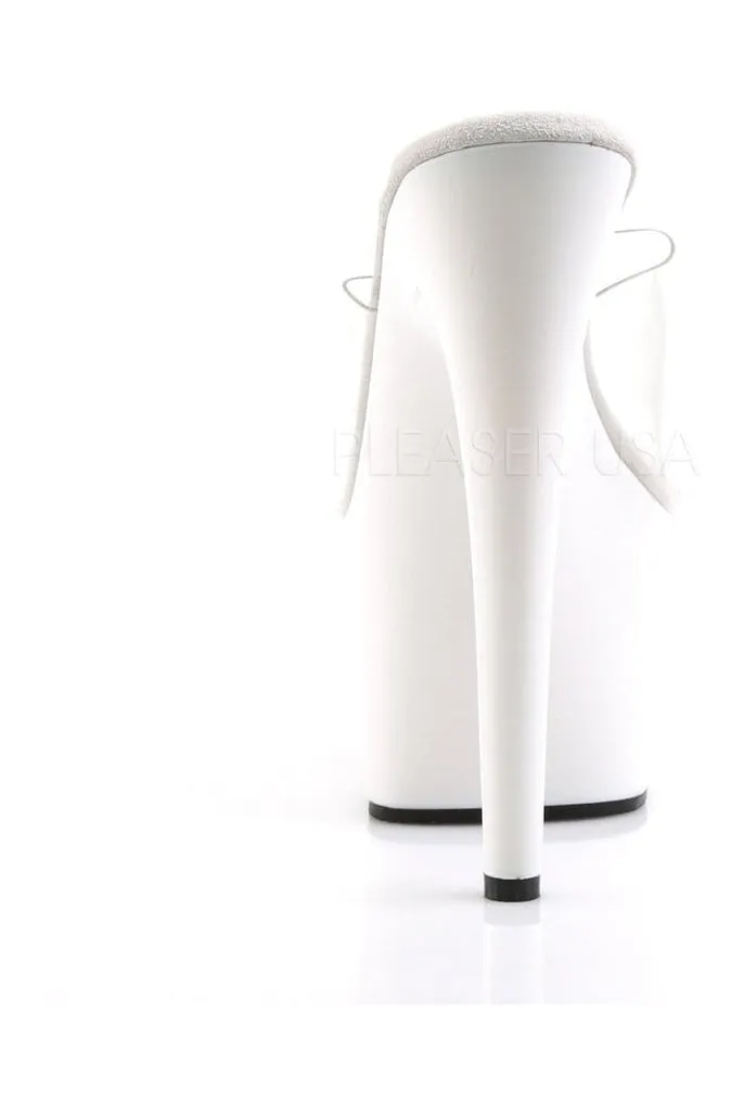 ADORE-701 Platform Slide  | Clear Vinyl