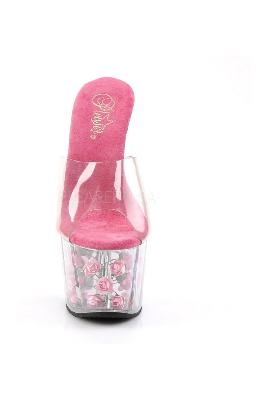 ADORE-701FL Platform Slide  | Clear Vinyl