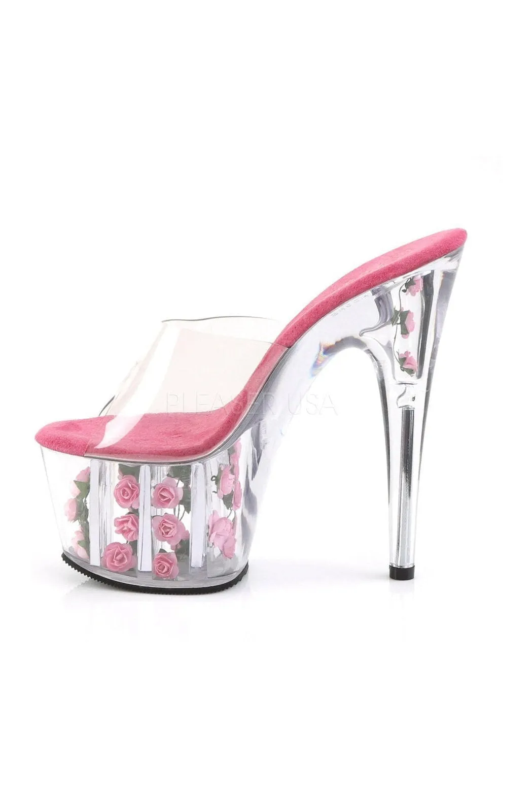 ADORE-701FL Platform Slide  | Clear Vinyl