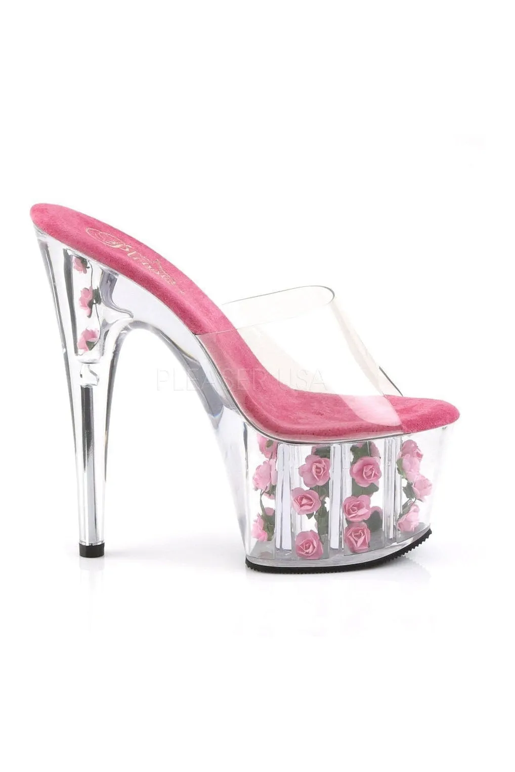 ADORE-701FL Platform Slide  | Clear Vinyl