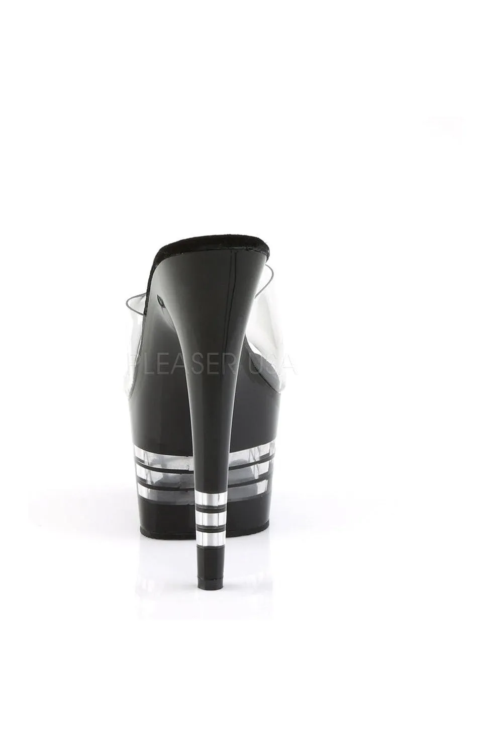 ADORE-701LN Platform Slide  | Black Vinyl