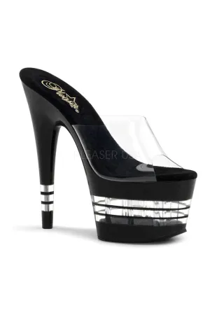 ADORE-701LN Platform Slide  | Black Vinyl