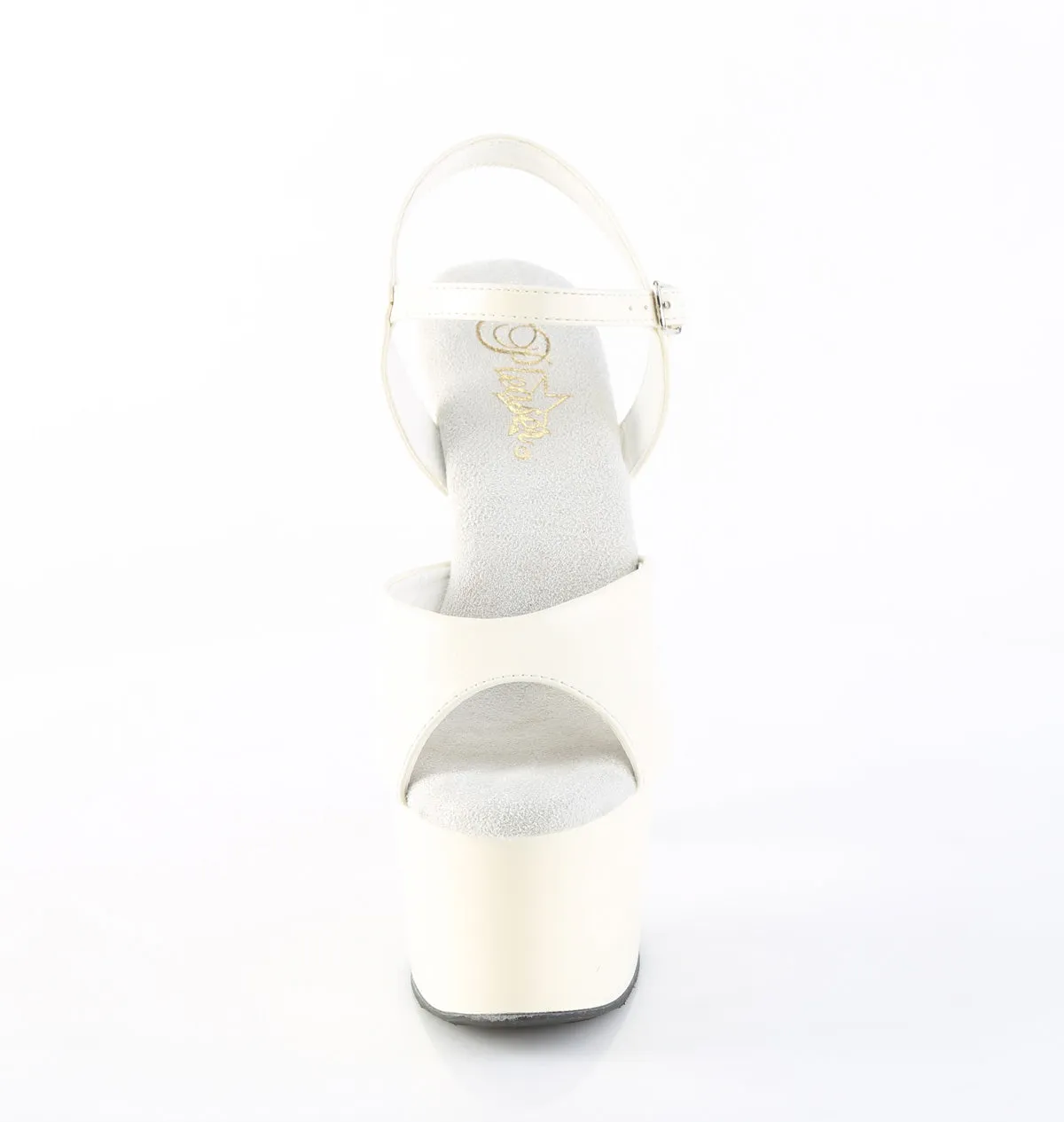 ADORE-709  Off-White Faux Leather/Off-White Matte