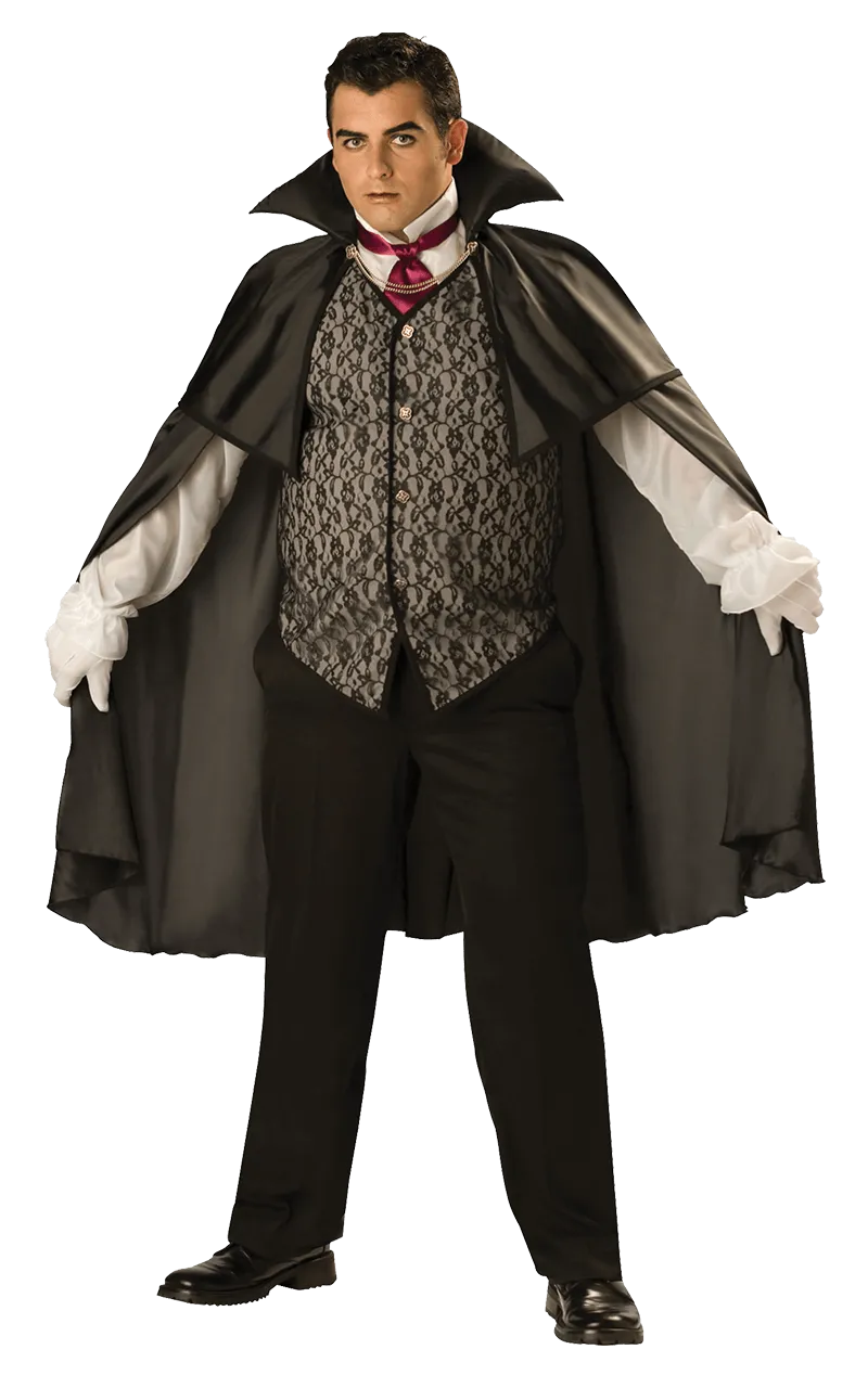 Adult Plus Size Midnight Vampire Costume