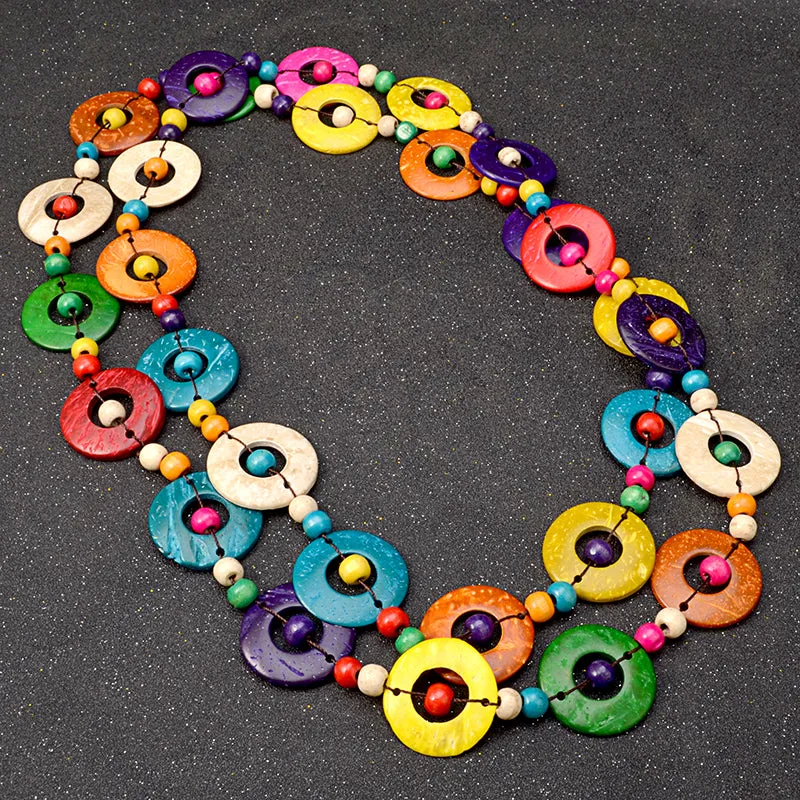 African Circular Bead Jewelry