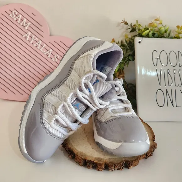 Air Jordan 11 Low Cement Grey Size 13C Kids Grey Color