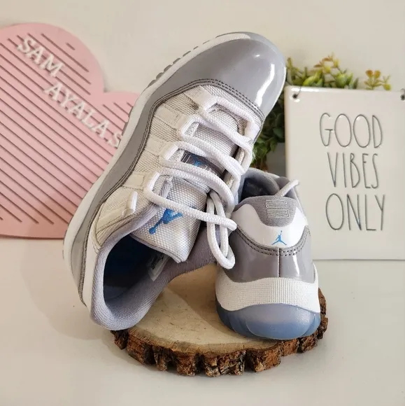 Air Jordan 11 Low Cement Grey Size 13C Kids Grey Color