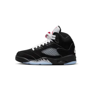 Air Jordan 5 Retro OG GS Black/White-Metallic Silver HF3976-001