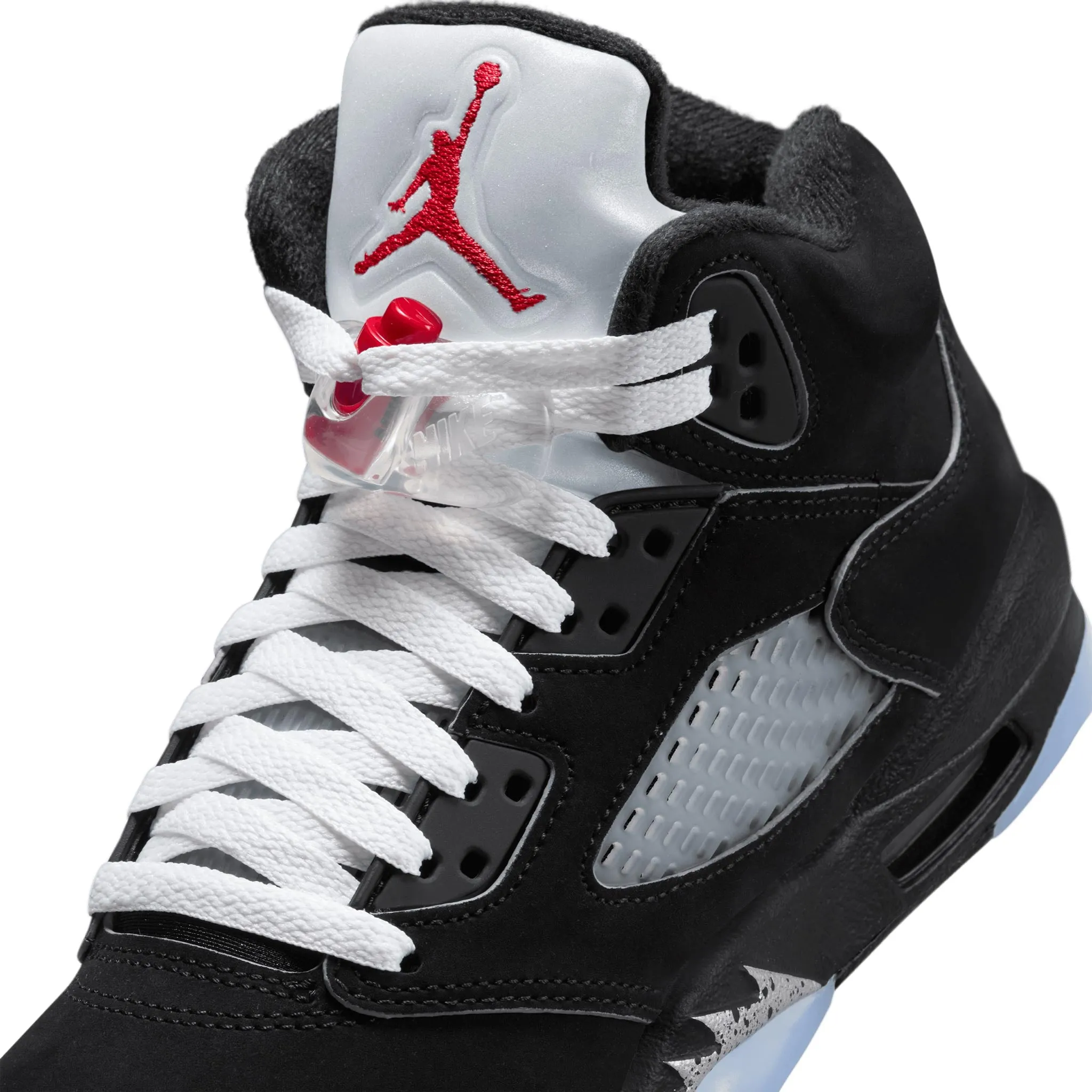 Air Jordan 5 Retro OG GS Black/White-Metallic Silver HF3976-001