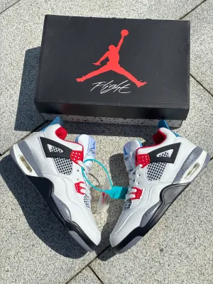 AIR JORDAN RETRO 4-WHITE