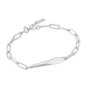 Ania Haie Silver Geometric Chunky Chain Bracelet