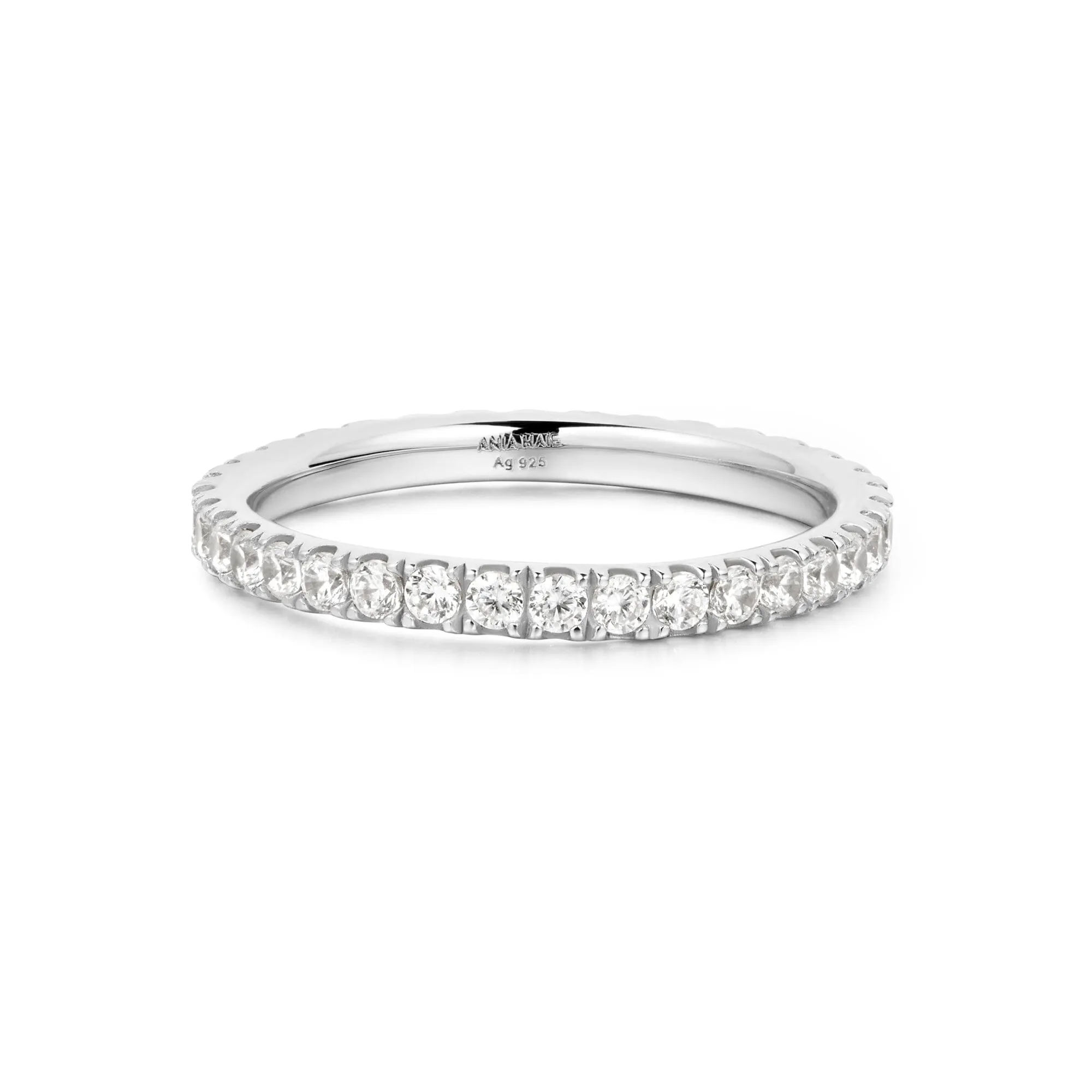 Ania Haie Silver Pave Ring