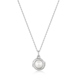 Ania Haie Silver Pearl Sphere Pendant Necklace