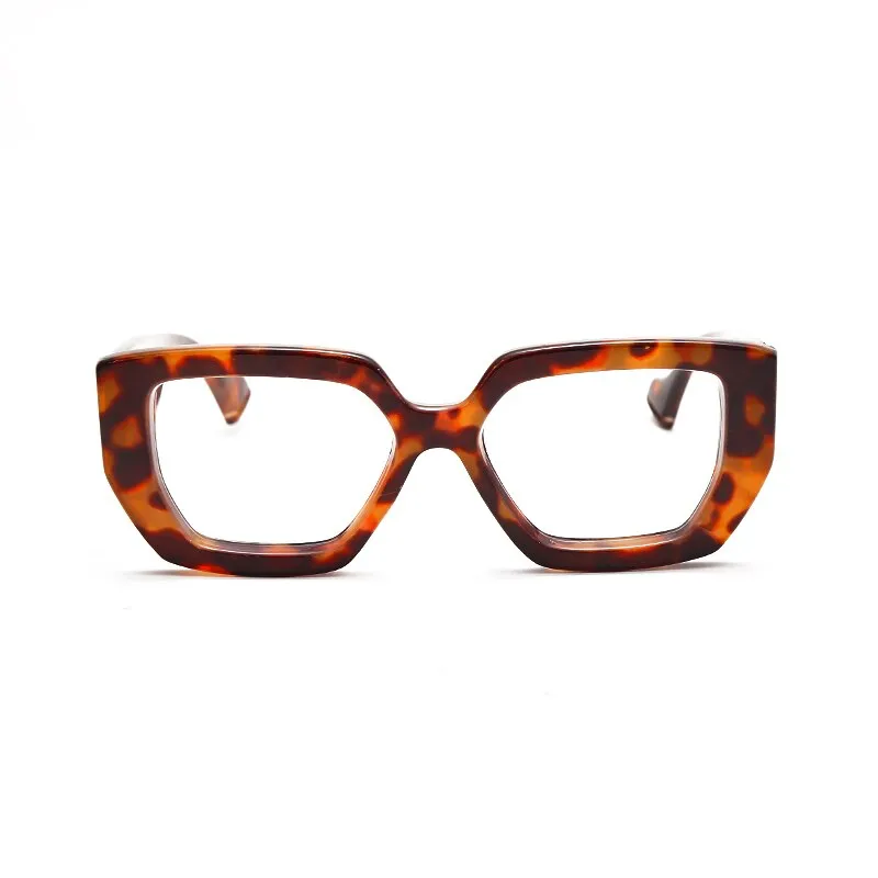 Anti-blue Light Optical Glasses Frames Women Luxury Brand Glasses Woman Fashion Classic Square Ladies Clear Eyewear Sunglases