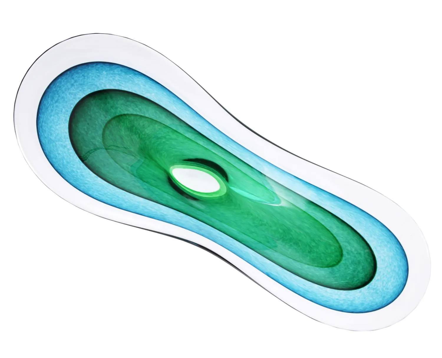 Aqua Saturn Bowl