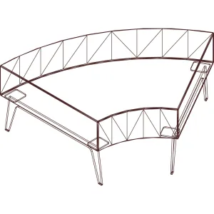 Arold Wedge Bench