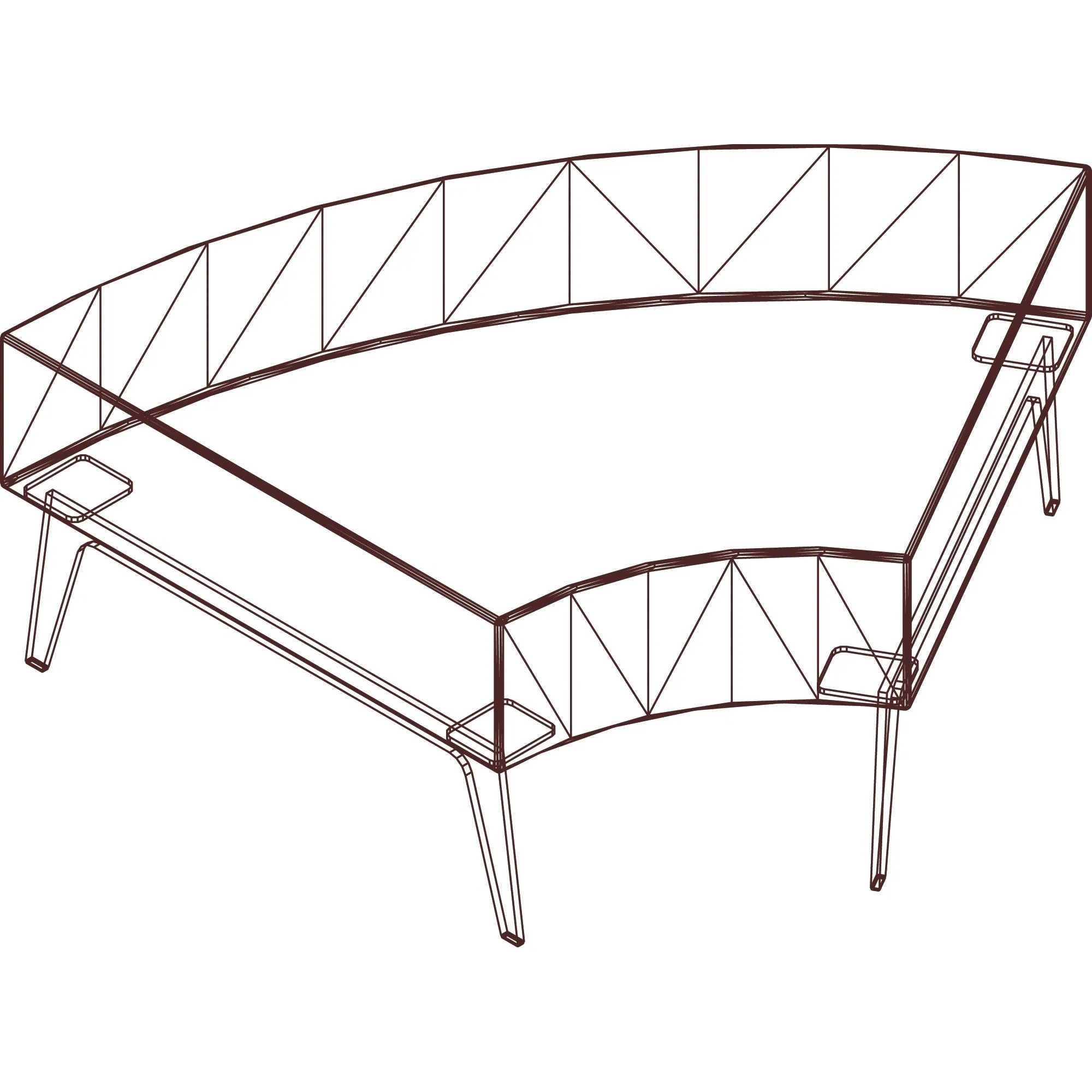 Arold Wedge Bench