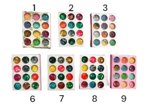 Artdone  8 boxes Nail Rhinestones, Nail Gems Nail Diamonds, Nail Art Studs Nail Crystals Nail Sequins for Nails Kit for Nail Art Supplies Accessories #8