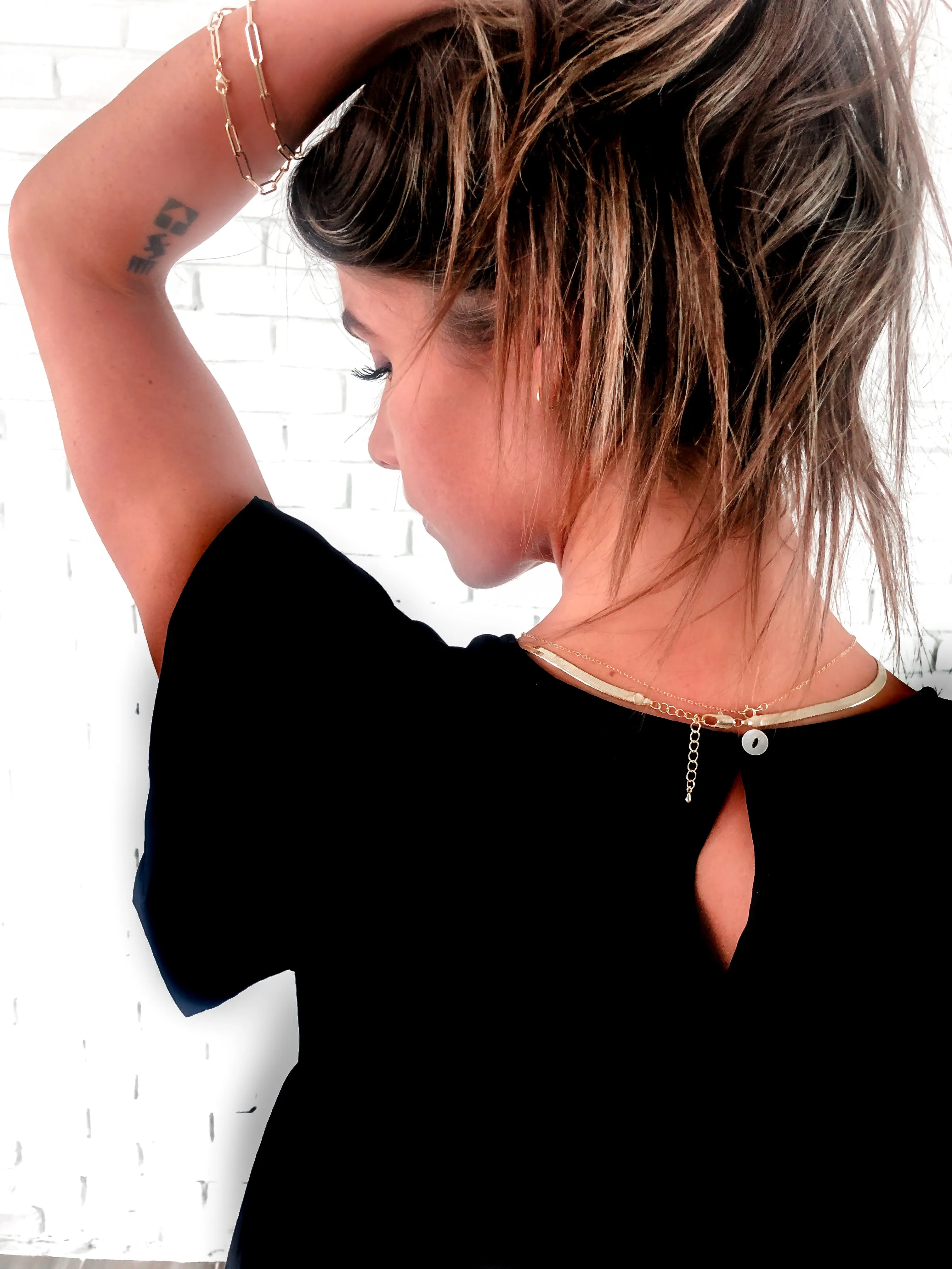 Arya Babydoll Black Dress