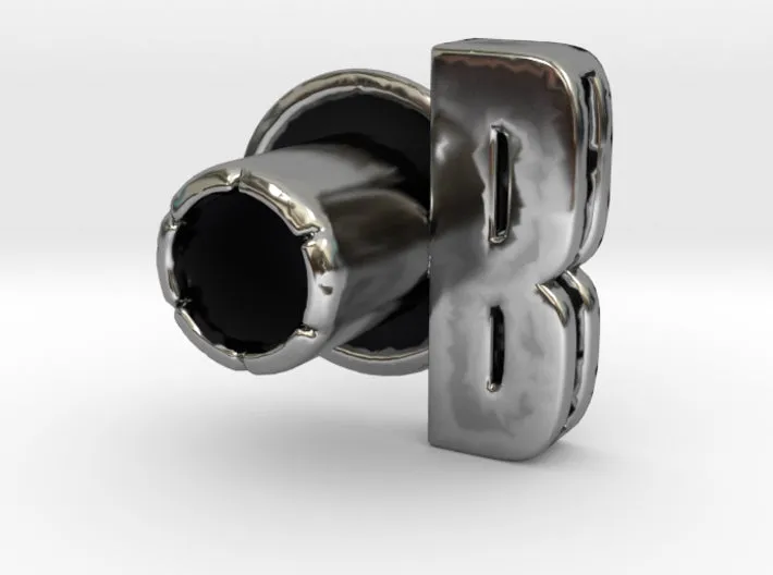 (B) Round 3D Eyelet 3/16 Inch Left Hole