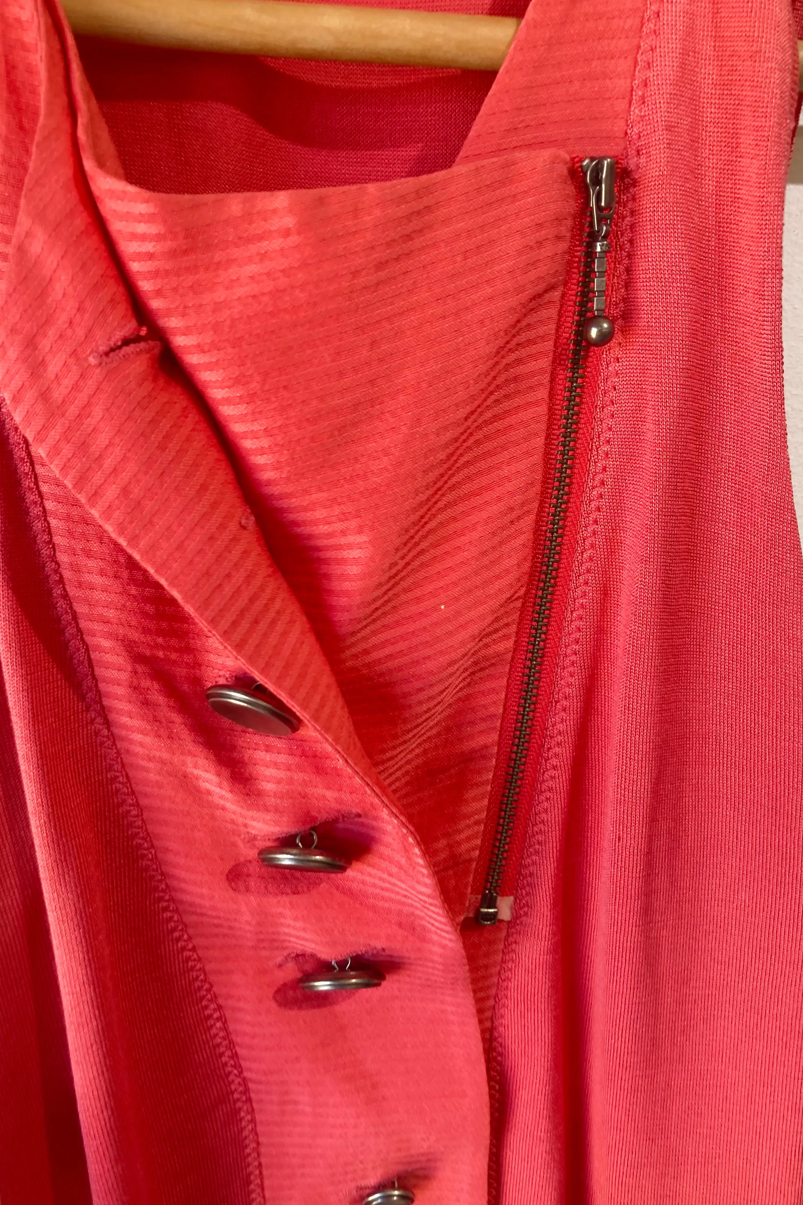 Balenciaga Knits Salmon Sleeveless Knit Top