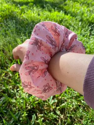 Ballerina Shoes Scrunchie Hair Tie