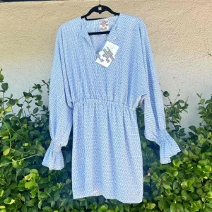 Baum Und Pferdgarten Ariana Dress Light Blue Crepe Size 36 US 6 Small Medium NWT