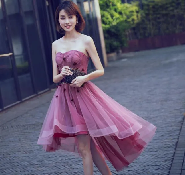 Beautiful Sweetheart Handmade Tulle Homecoming Dress , Stylish Party Dresses