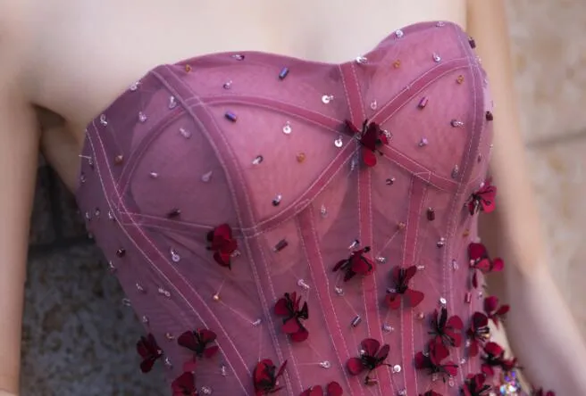 Beautiful Sweetheart Handmade Tulle Homecoming Dress , Stylish Party Dresses