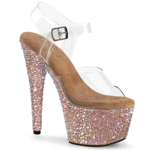 BEJEWELED-708MS  Clear/Rose Gold Multi RS