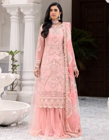 BL 303| Emaan Adeel Belle Robe Vol 3 | Unstitched Embroidered Luxury Chiffon Suits