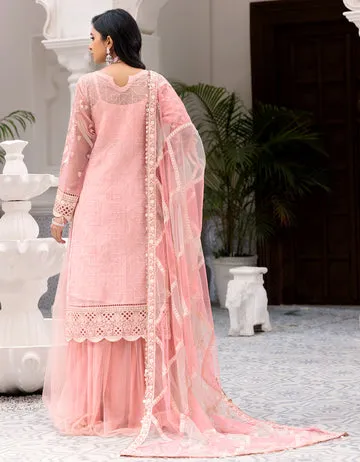 BL 303| Emaan Adeel Belle Robe Vol 3 | Unstitched Embroidered Luxury Chiffon Suits