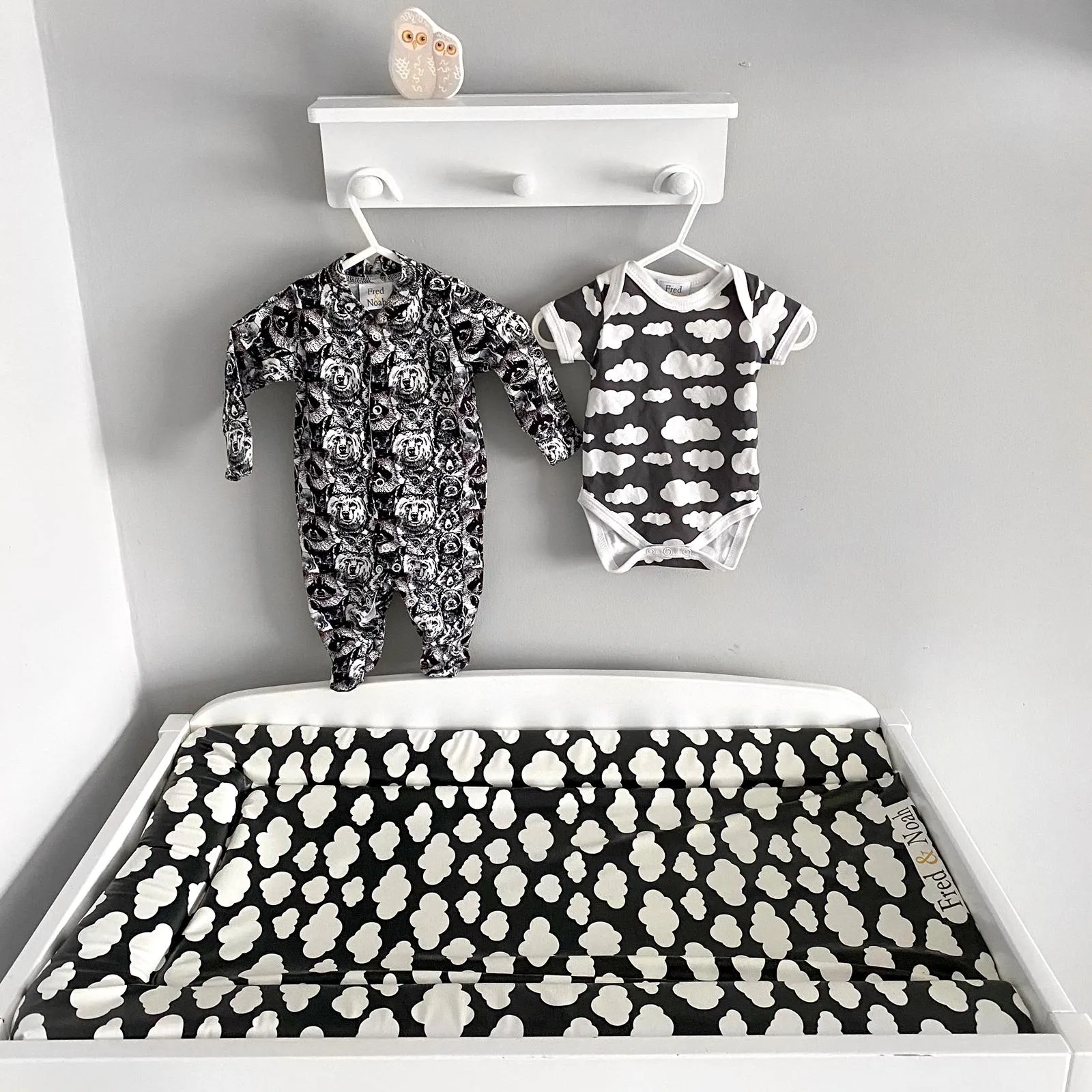 Black Cloud Changing Mat (all sizes)