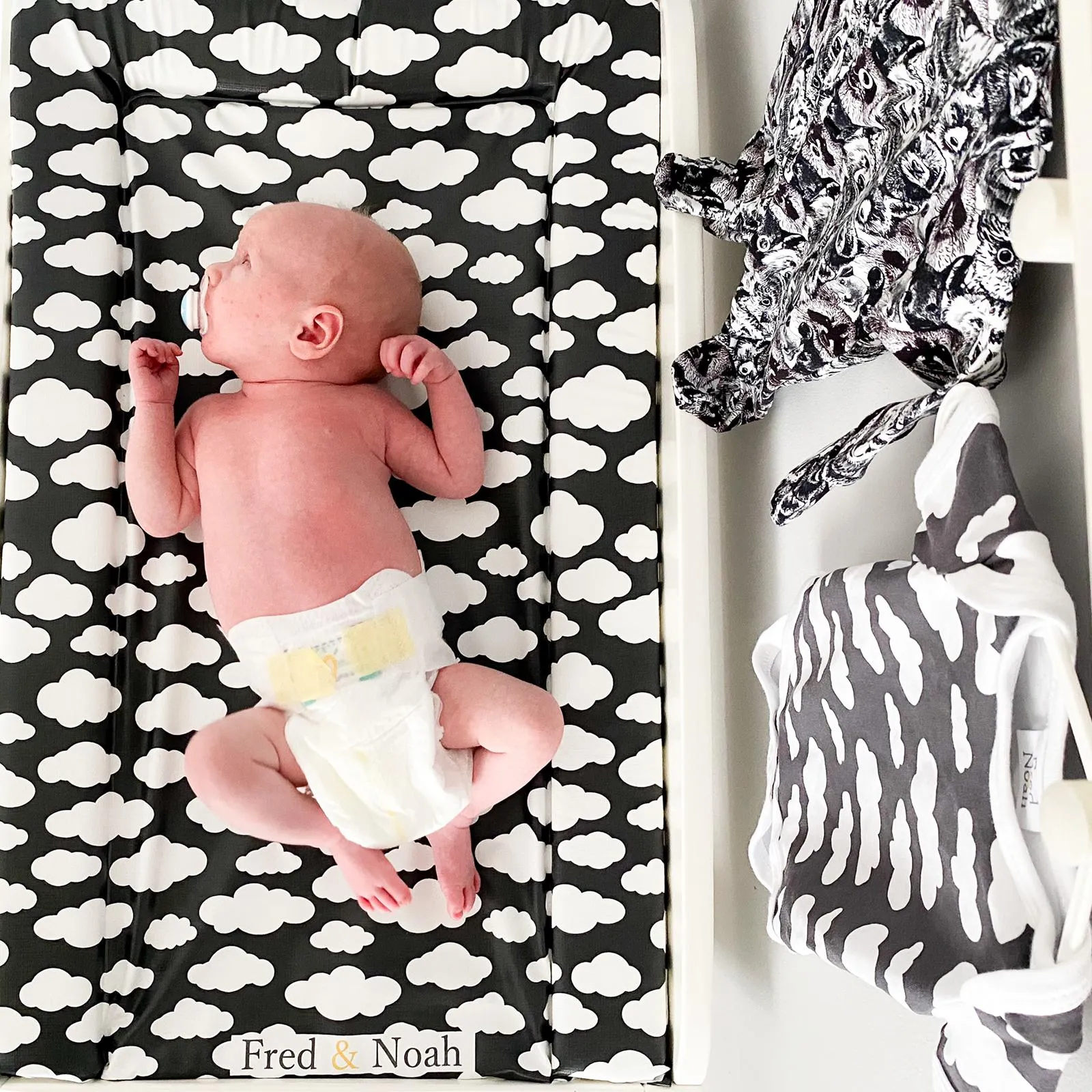 Black Cloud Changing Mat (all sizes)