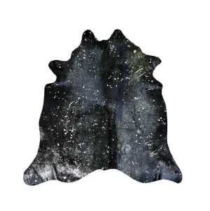 Black Devore Gold Acid Washed Premium Brazilian Cowhide, XL CH13DVD V