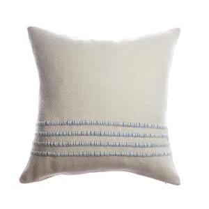 Blue Striped Square Pillow