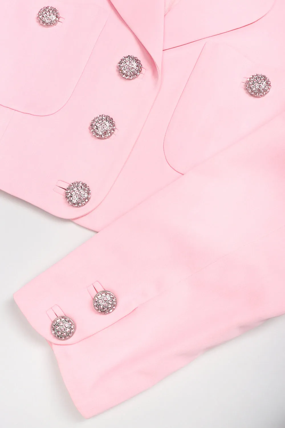 Boxy Cropped Sateen Jacket