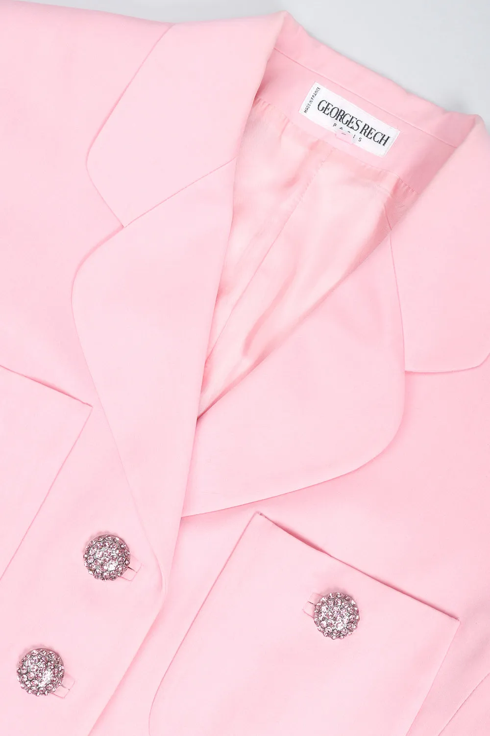 Boxy Cropped Sateen Jacket